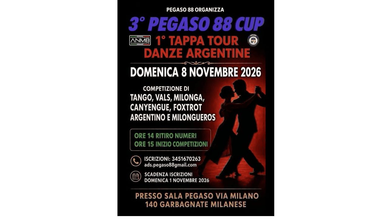 3° PEGASO 88 CUP - 1^ TAPPA TOUR DANZE ARGENTINE slider picture 3