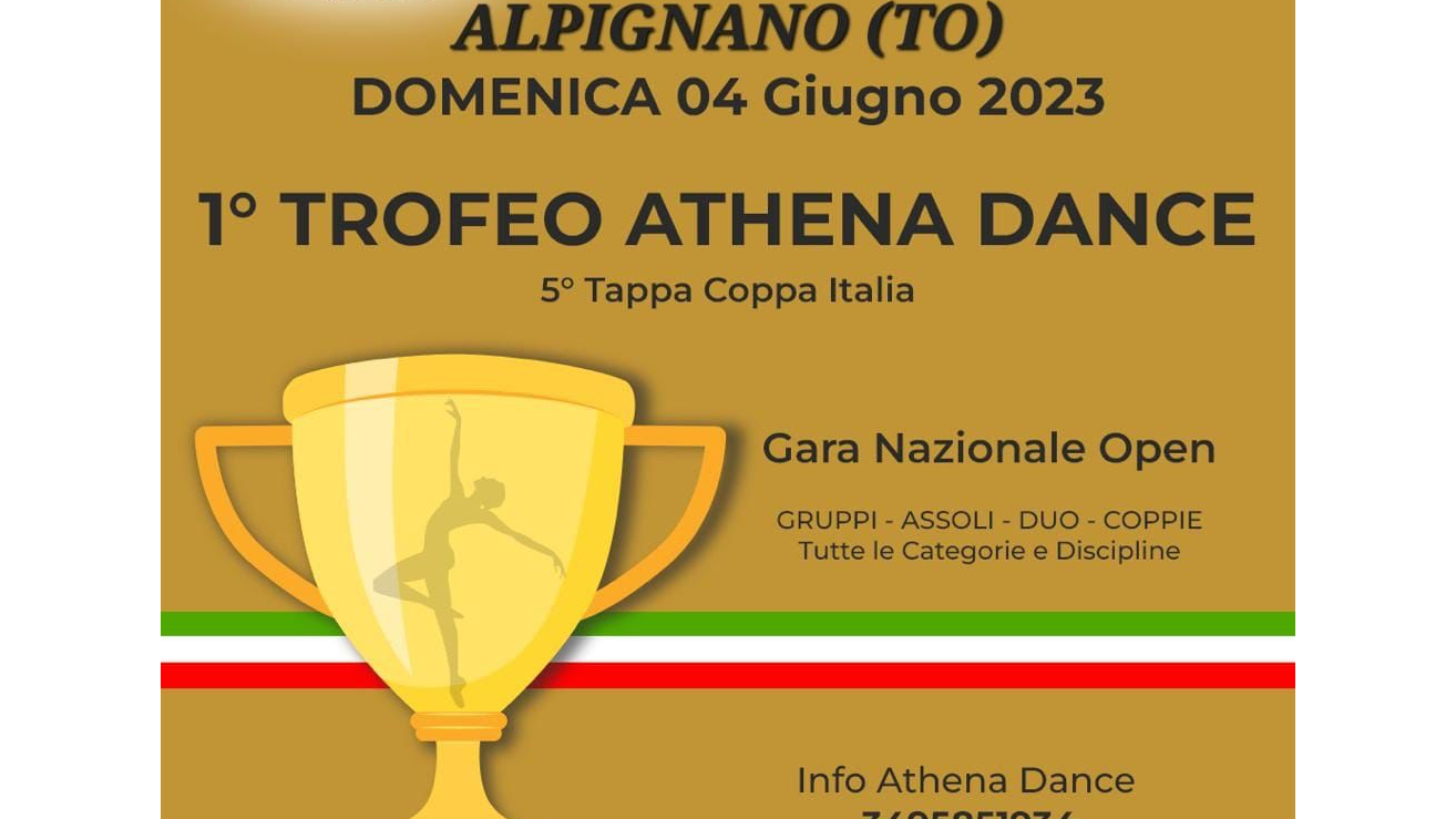 1° TROFEO  ATHENA DANCE cover image