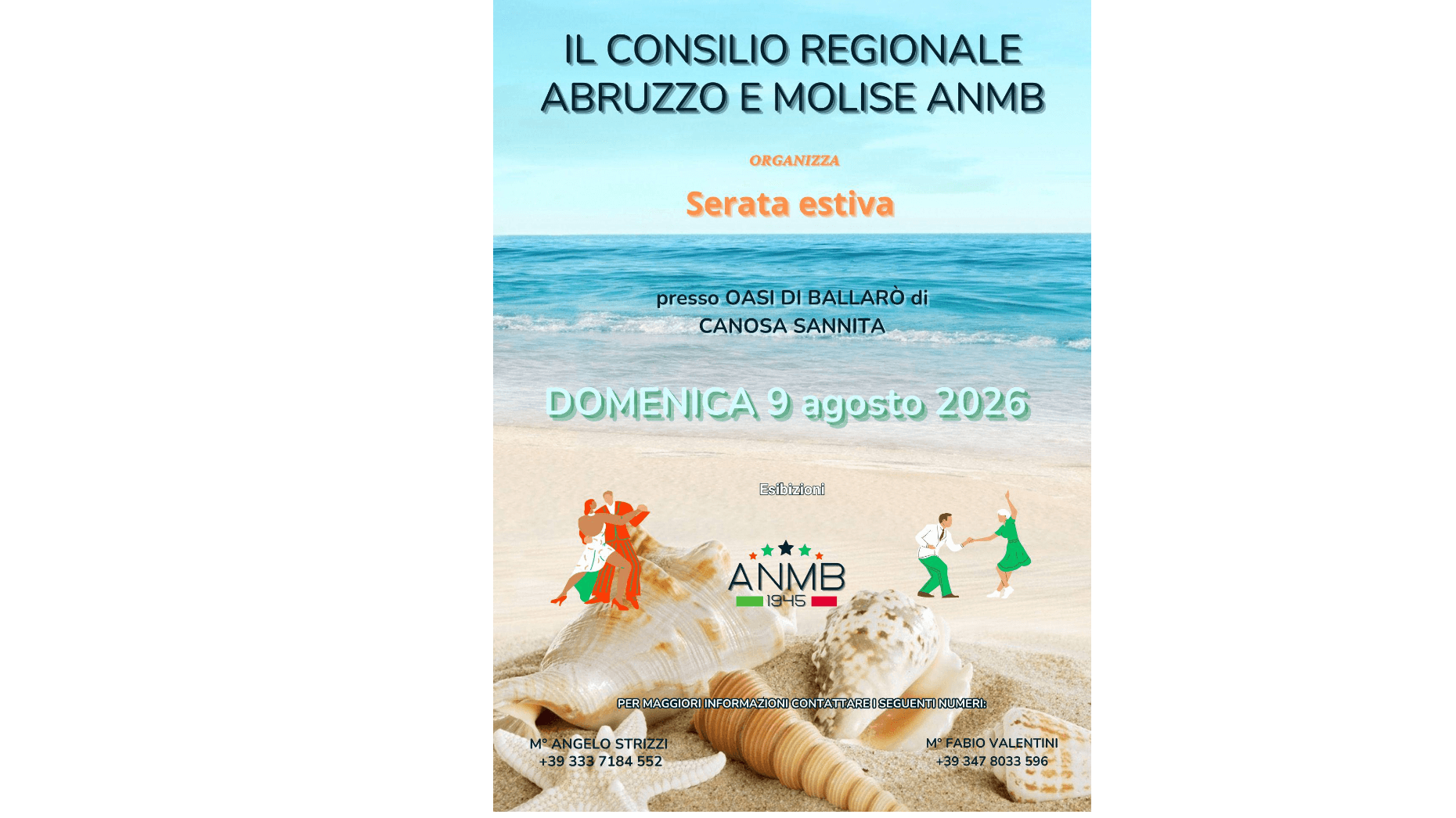 SERATA ESTIVA ORGANIZZATA DAL CONSIGLIO REGIONALE ANMB ABRUZZO E MOLISE slider picture 1