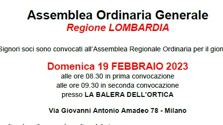 Assemblea Generale Ordinaria Regione Lombardia slider picture 3