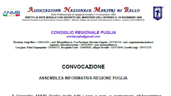 Assemblea Informativa regione Puglia cover image